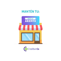 CredibanCo online local emprendimiento negocios Sticker