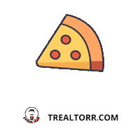 Real Estate Pizza Sticker by Trealtorr