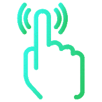 freenetfunk finger switch choose fingertip Sticker
