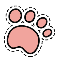 Dog Pata Sticker by Evelyn regly