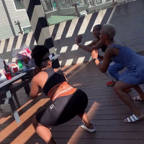 Exercising Black Girls GIF by HonestyB