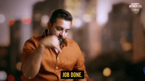 React Job GIF by Celebrity Apprentice Australia