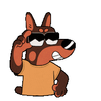 Happy Dog Sticker by Ssabinak
