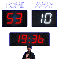 10 Away Sticker