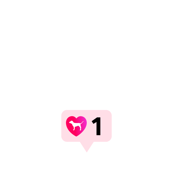 love it dog Sticker by Victoria's Secret PINK