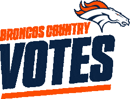 Voting Denver Broncos Sticker by NFL