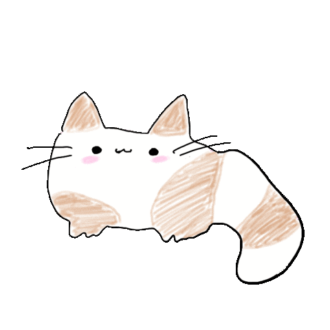 Happy ねこ Sticker