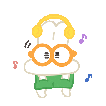 Dance Rabbit Sticker