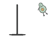 Avobrothers dance sexy avocado milano Sticker