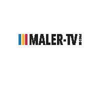 MALER-TV happy stuck maler malermeister Sticker