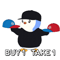 Buy One Get One Sticker by Pudgy Penguins