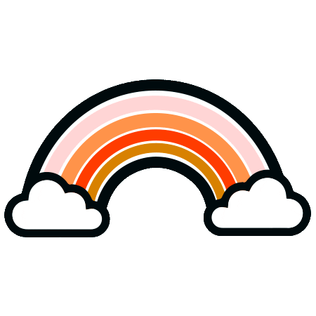 Rainbow Colores Sticker