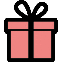 Cadeautje Sticker by Inpakken & Weggeven