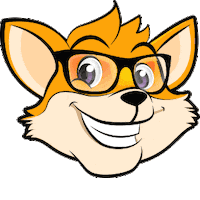 fox smile Sticker by Keliweb