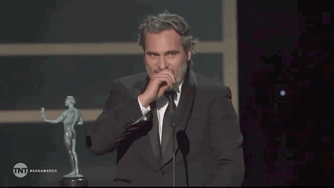 Hesitate Joaquin Phoenix GIF by SAG Awards