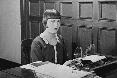 Buster Keaton Secretary GIF by Maudit