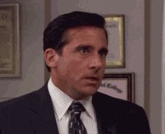 The Office's Michael Scott saying Nooooooooooo!