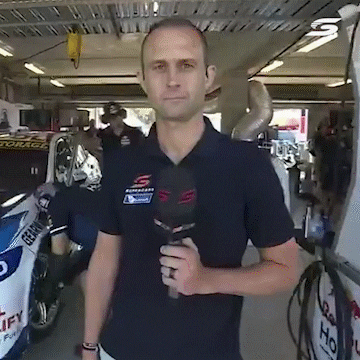 Surprise Tongue GIF by Supercars Championship