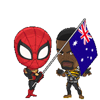 Australia Olympics Sticker by Spider-Man