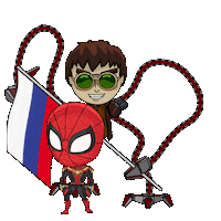Russia Docock Sticker by Spider-Man