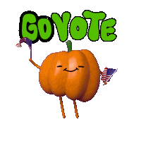 Halloween Vote Early Sticker by #GoVote