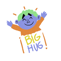 Abrazo Hug Sticker