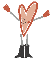 SalutStefanie happy heart blij satisfied Sticker