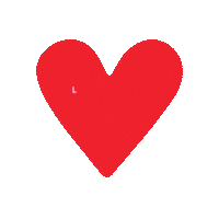I Love You Heart Sticker by bymartioska