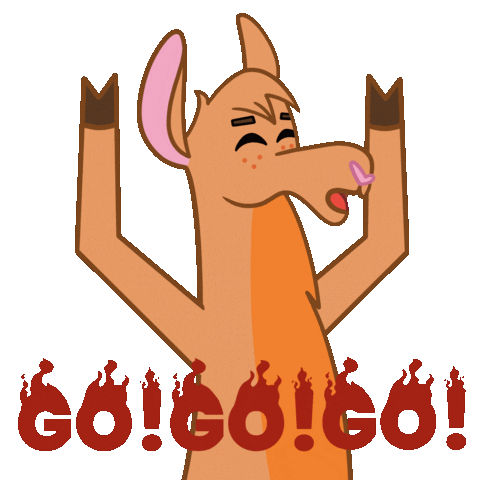Saltocuantico giphyupload fire go vamos Sticker