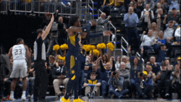 hype up indiana pacers GIF by NBA