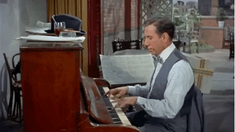 Classic Film Piano GIF by Warner Archive