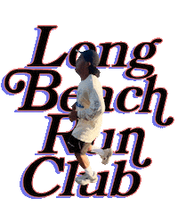 Long Beach Running Sticker