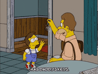 Playing Season 17 GIF by The Simpsons
