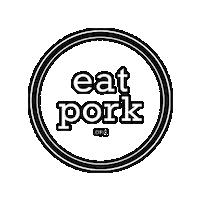 Eatpork Sticker by Kansas Pork