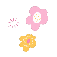 Flower Popping Sticker