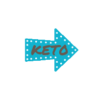 Arrow Point Sticker by Keto-Mojo