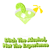 Nocktail drink vegan alcohol cocktail Sticker