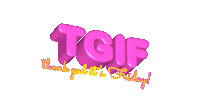 Thank God Its Friday Sticker by Woman Willionaire