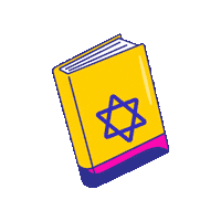 Hanukkah Jag Sticker by Beth School