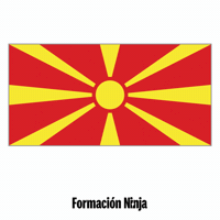 North Macedonia Flag GIF by Formación Ninja