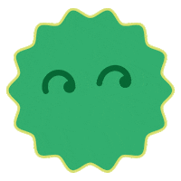 libeworkshop green face sleep eye Sticker