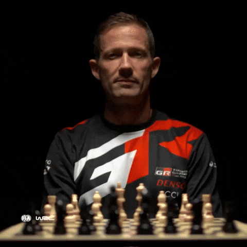 Thinking Focus GIF by FIA World Rally Championship