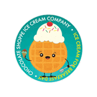Nationalicecreamforbreakfastday Sticker by Chocolate Shoppe Ice Cream Company