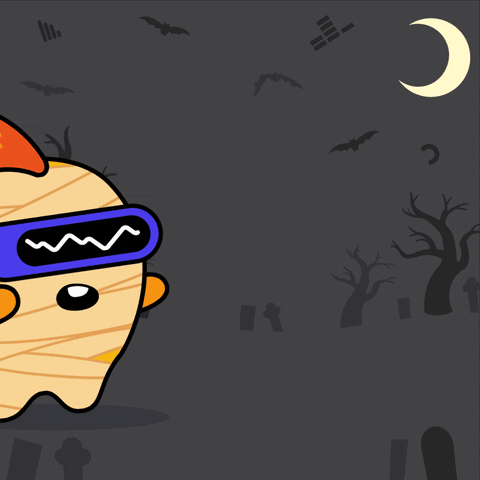 grafana halloween spooky mummy logs GIF