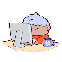 Tired Joy Sticker by Happy Homies