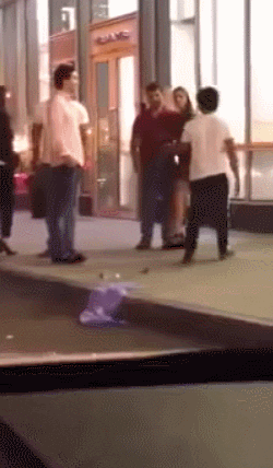 man confronts GIF