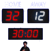 12 Away Sticker