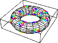 rainbow net art STICKER