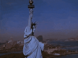 Statue Of Liberty Nyc GIF by Warner Archive