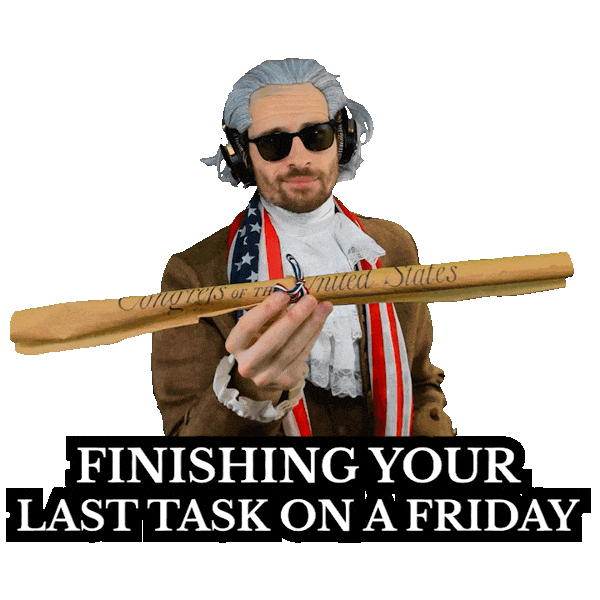 Friday Shift Over Sticker